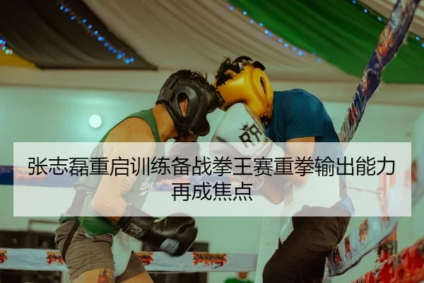 张志磊重启训练备战拳王赛重拳输出能力再成焦点